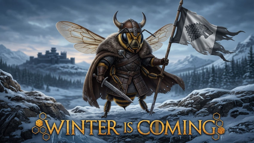 Over winter bees